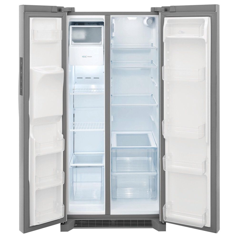 Frigidaire 22.3 Cu. Ft.  33&quot; Standard Depth Side by Side Refrigerator in Stainless Steel, , large