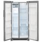 Frigidaire 22.3 Cu. Ft.  33" Standard Depth Side by Side Refrigerator in Stainless Steel, , large