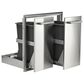 Coyote Outdoor 26" Pull Out Trash and Recycle Bin in Stainless Steel, , large