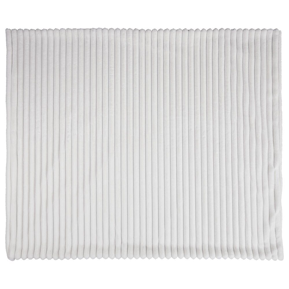 Ashley Alsonwell 49&quot; x 61&quot; Throw in White, , large