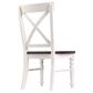 Golden Wave Furniture Mountain Retreat 7-Piece Rectangular Dining Set in Dark Mocha and Antique White, , large