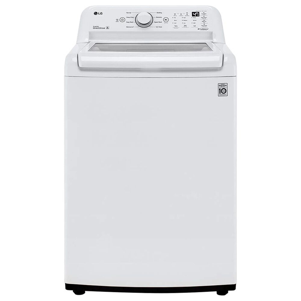 LG 4.3 Cu. Ft. Top Load Washer with 4-Way Agitator and TurboDrum Technology in White, , large