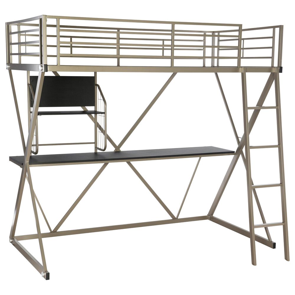 Parkerville Furniture Line Twin Z-Loft Bed in Pewter, , large