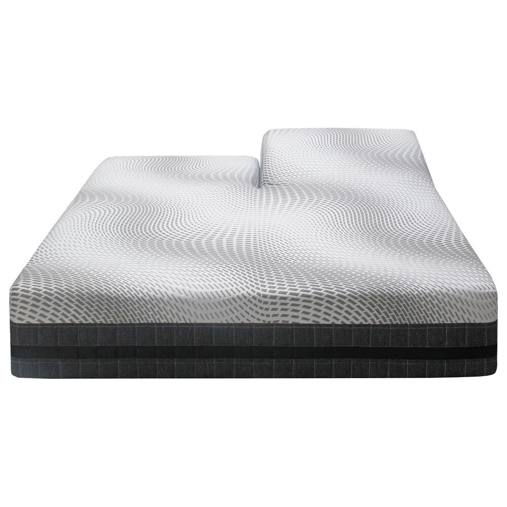 Sleeptronic Majestic Hybrid Plush Flex Head King Mattress with Flex SH Flex Head Adjustable Base, , large