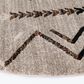 Central Oriental Oklahoma Davien Nickel and Multicolorcolor 7"10" Round Area Rug, , large