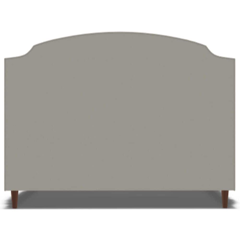 Jonathan Louis Design Lab Queen Platform Bed with Thrillist Pearl Upholstered in Walnut, , large