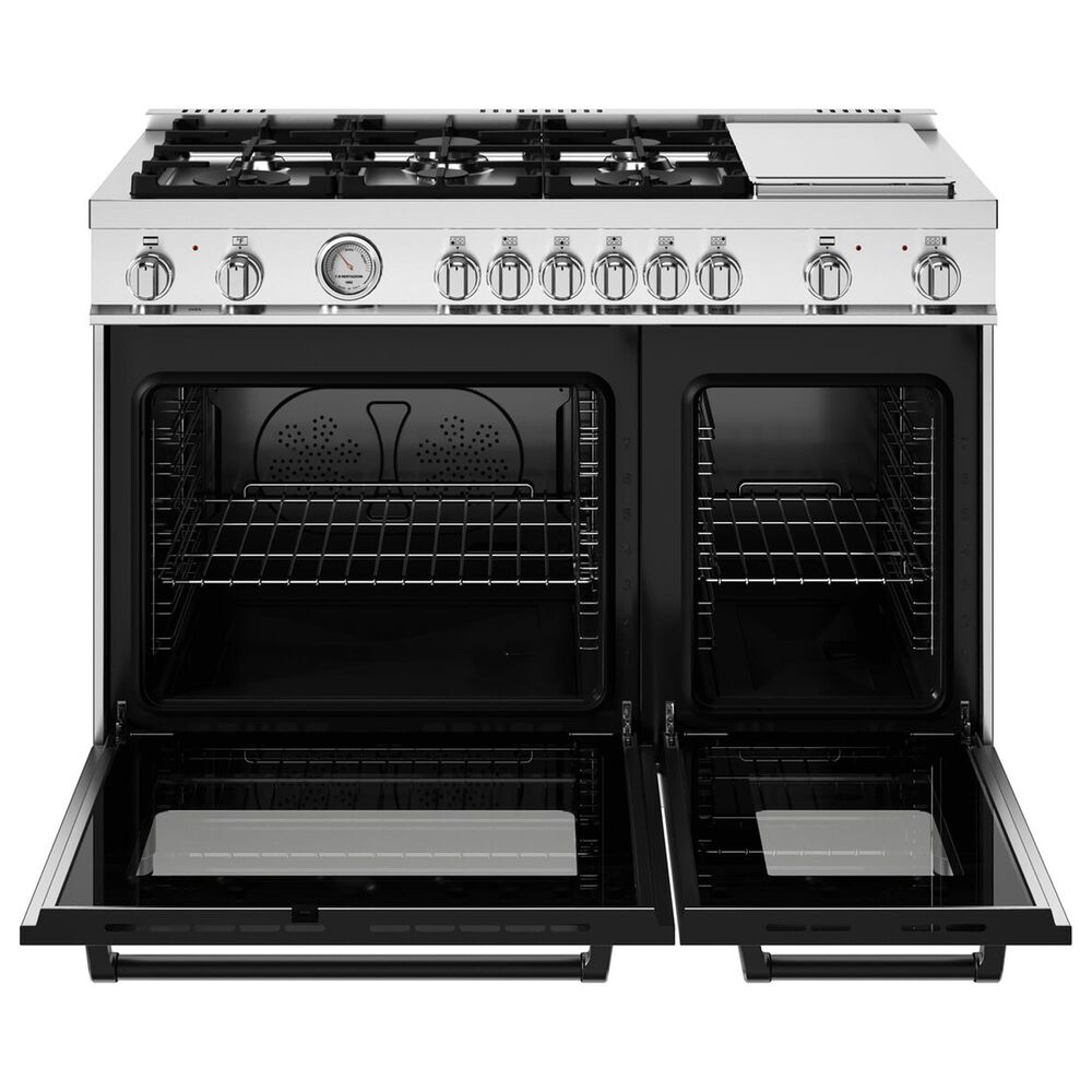 Bertazzoni Master Series 48&quot; Dual Fuel Range and Electric Griddle in Stainless Steel, , large