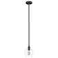 Hunter Dunshire 6.75" 1-Light Mini Pendant with Seeded Shade in Noble Bronze, , large