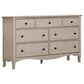 Riva Ridge Provence 5-Piece King Bedroom Set in Linen, , large