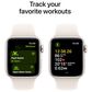 Apple Watch SE GPS 40mm Starlight Aluminum Case with Starlight Sport Band - S/M, , large