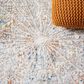Safavieh Aston ASN728 3" x 5" Ivory and Navy Area Rug, , large