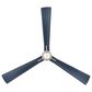 Minka-Aire Nauticus 65" Smart Indoor/Outdoor Ceiling Fan with Distressed Koa Blades in Brushed Nickel Wet, , large