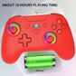 SUBSONIC Wireless LED Controller in Red - Nintendo Switch, , large