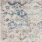 Safavieh Madison MAD611A 4" Round Ivory and Aqua Area Rug, , large