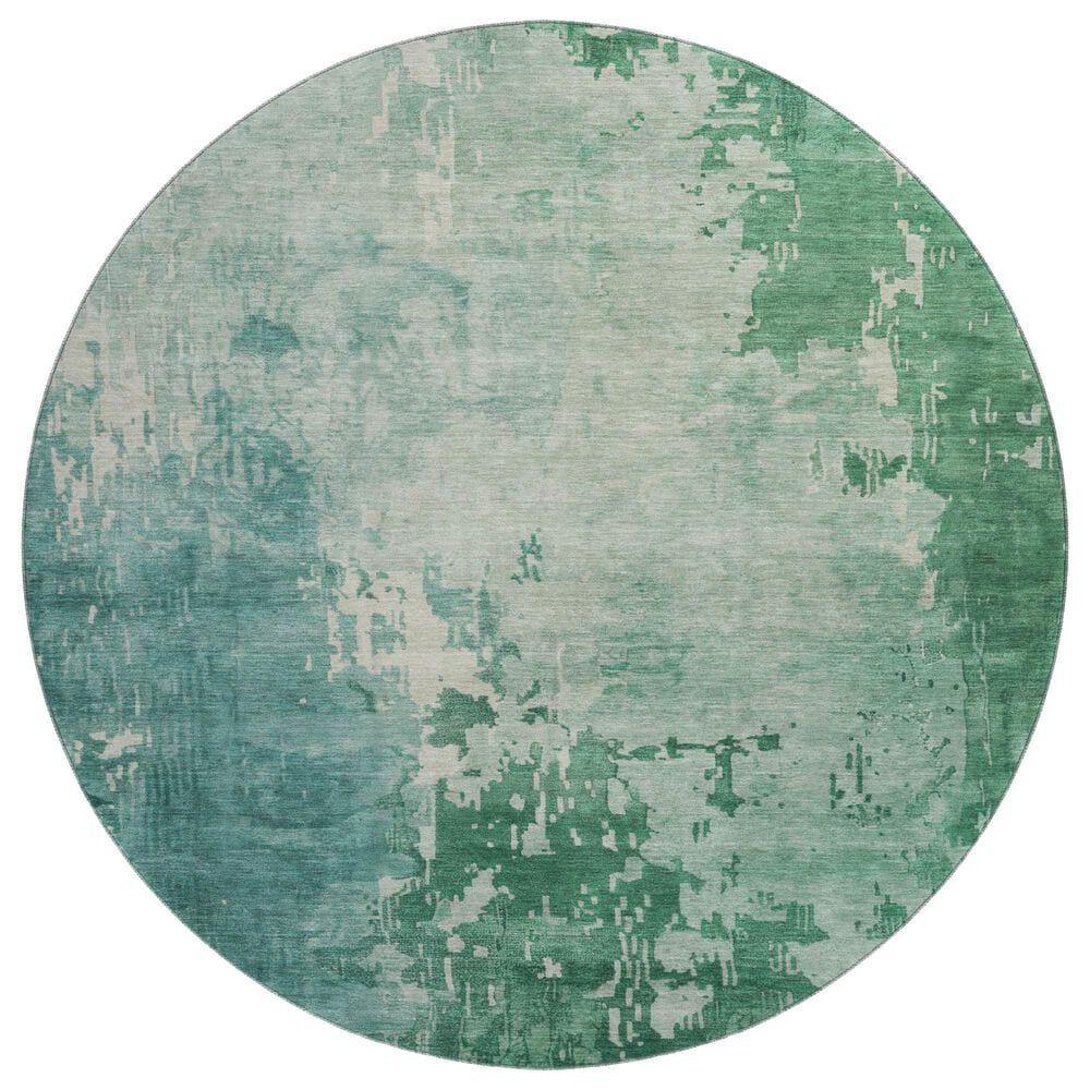 Dalyn Rug Company Pacifica PA11 8" Round Emerald Area Rug, , large