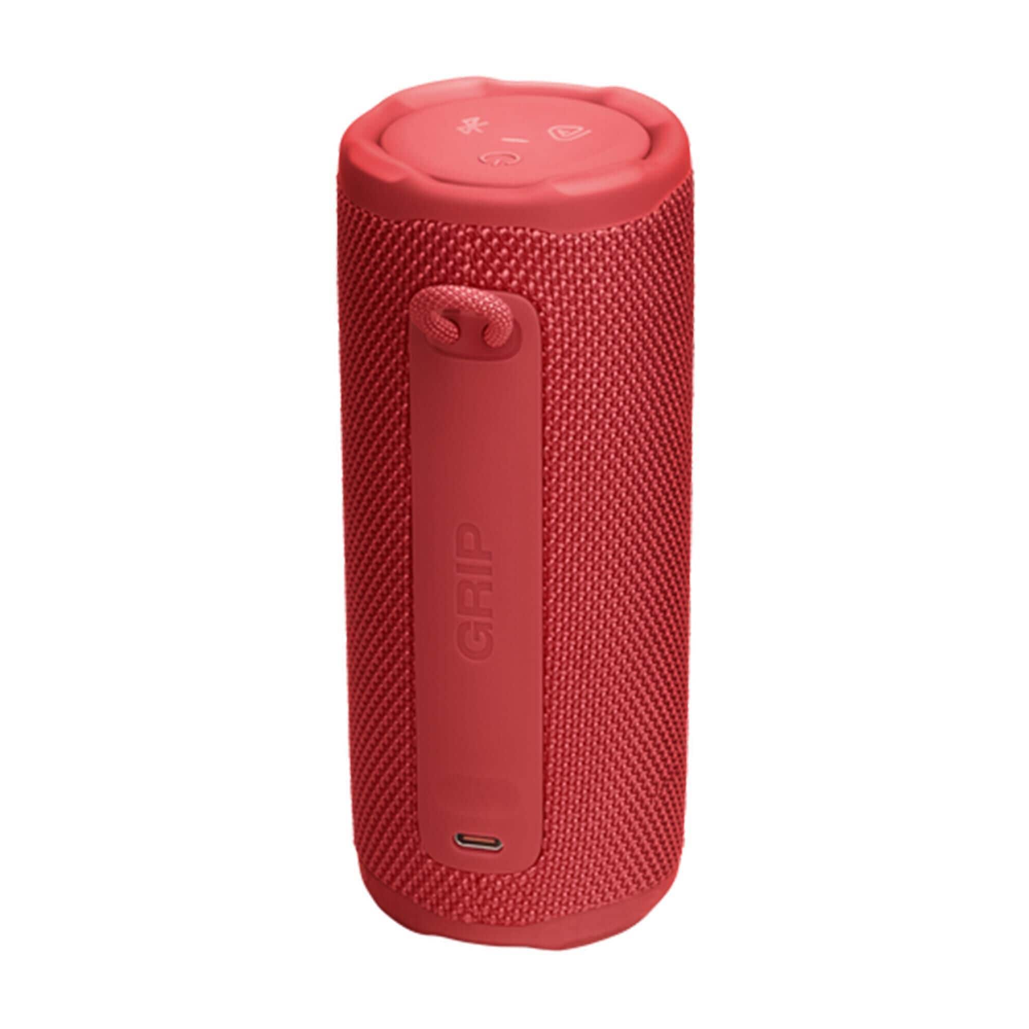 JBL Grip - Portable Compact Bluetooth Waterproof Speaker in Red