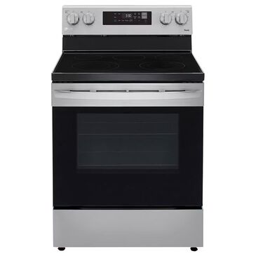 LG 6.3 cu ft. Smart Wi-Fi Enabled Electric Range with EasyClean in Stainless Steel, , large