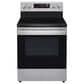 LG 6.3 cu ft. Smart Wi-Fi Enabled Electric Range with EasyClean in Stainless Steel, , large