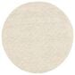 Safavieh Natura NAT503A 7" Round Ivory and Light Grey Area Rug, , large