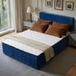 HOMLUX Plush Full Mattress with Blue Headboard, , large