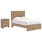 Ashley Gramburg 2 Piece Full Platform Panel Bedroom Set in Warm Brown, , large