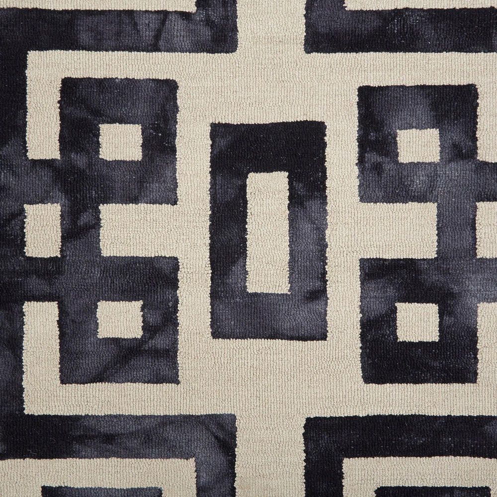 Feizy Lorrain 8&#39; x 11&#39; Noir Area Rug, , large