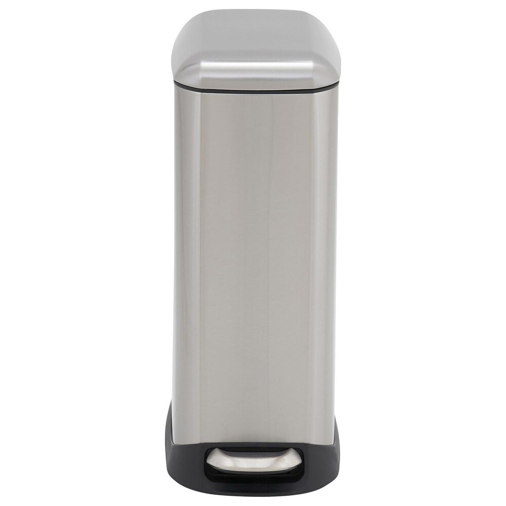 Household Essentials 20L Slim Trash Can in Gray, , large