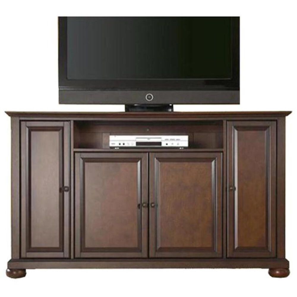 Crosley Furniture Alexandria 60" TV Stand in Vintage Mahogany, , large