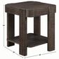Steve Silver Furniture Salina Square End Table in Espresso, , large