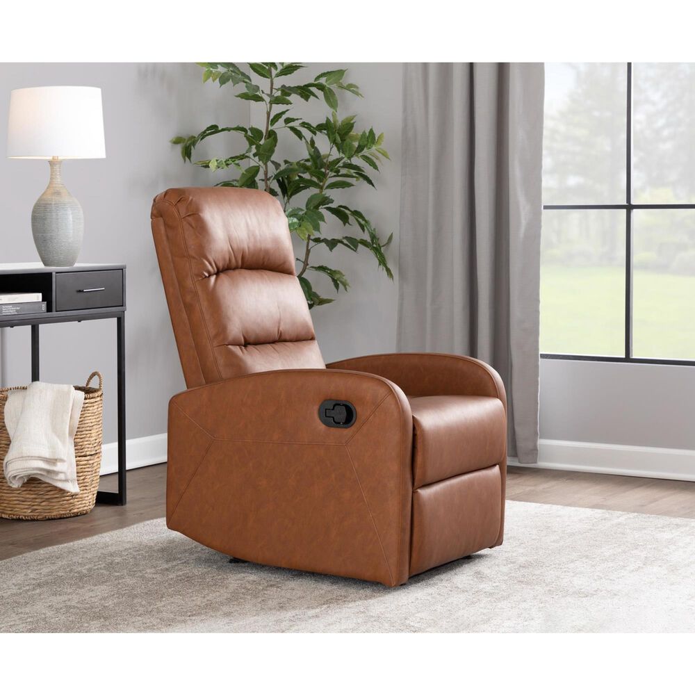 Lumisource Dormi Manual Recliner in Camel, , large