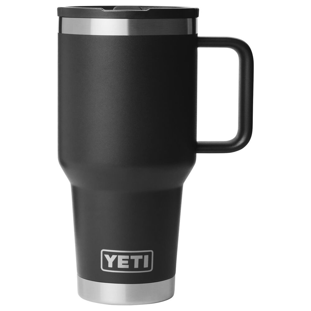 YETI Rambler 30 Oz Travel Mug with StrongHold Lid in Black, , large