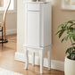 Linden Boulevard White 4 Drawer Jewelry Armoire in White, , large