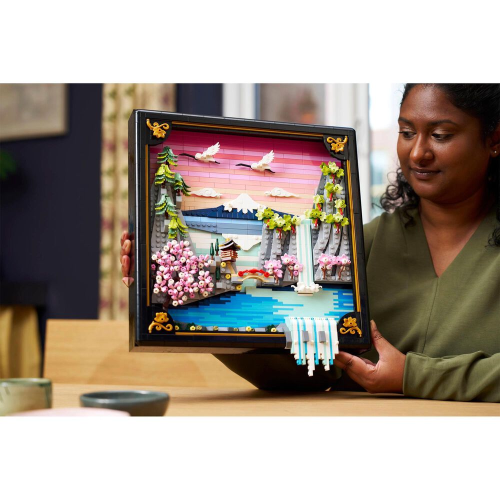 LEGO Art Japanese Cherry Blossom Landscape Building Set, , large