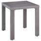 Ashley Half Moon Beach Square End Table in Gray, , large