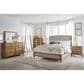 Ashley Sharlance 4-Piece King Panel Bedroom Set in Light Brown, , large