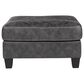 Signature Design by Ashley Venaldi Ottoman in Gunmetal, , large