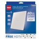 RCA Digital Flat Passive Antenna in White, , large