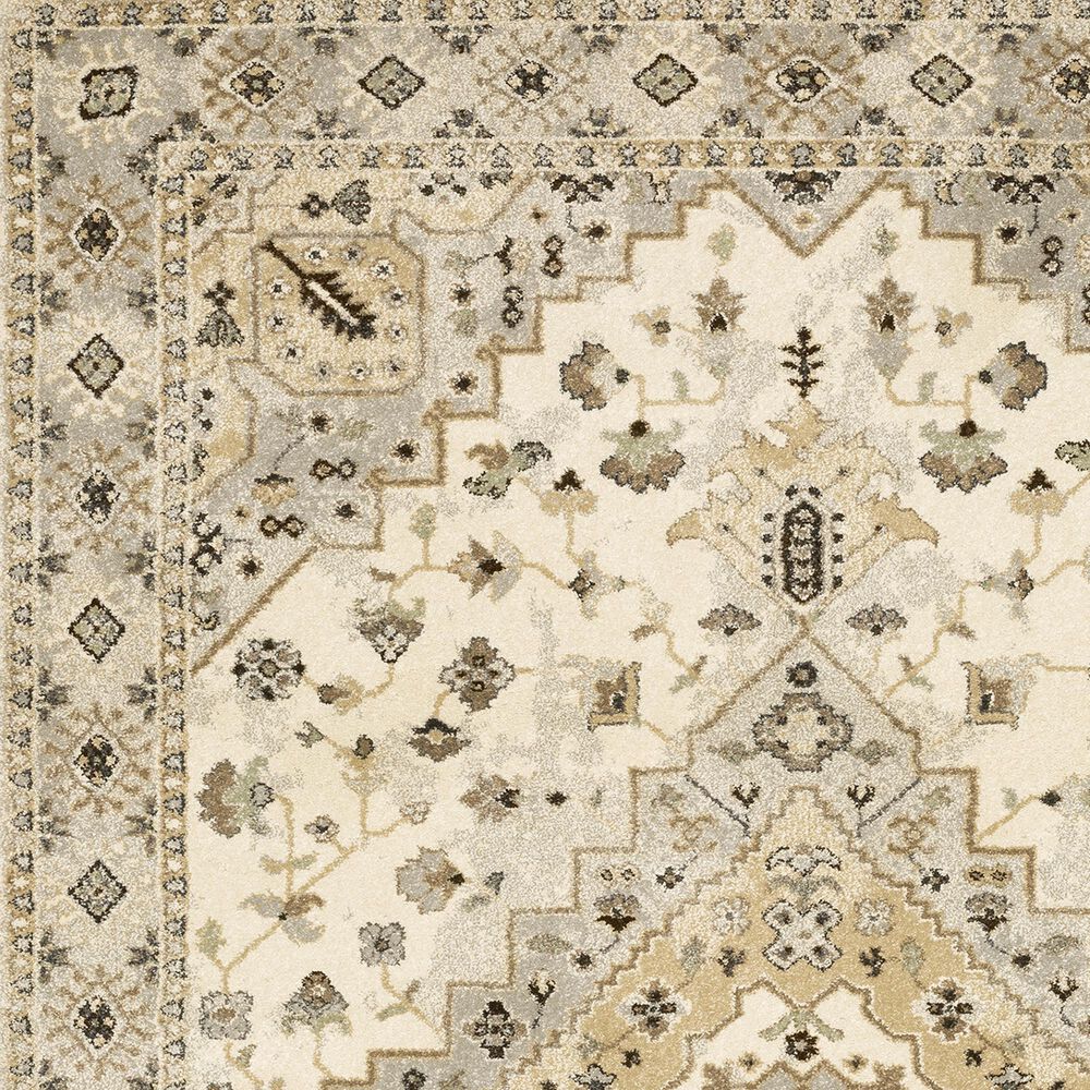 Oriental Weavers Florence Athens 4332X 2&#39;3&quot; x 7&#39;6&quot; Beige Runner, , large