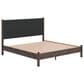 Ashley Pamytta King Upholstered Panel Platform Bed in Rich Brown, , large