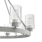 Hunter Hartland 8-Light Chandelier in Brushed Nickel, , large