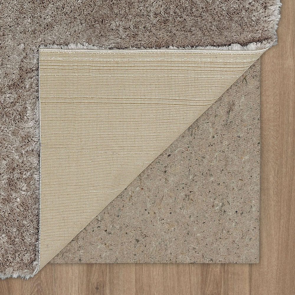Karastan Billow Shag 6&#39;6&quot; x 9&#39; Taupe Area Rug, , large