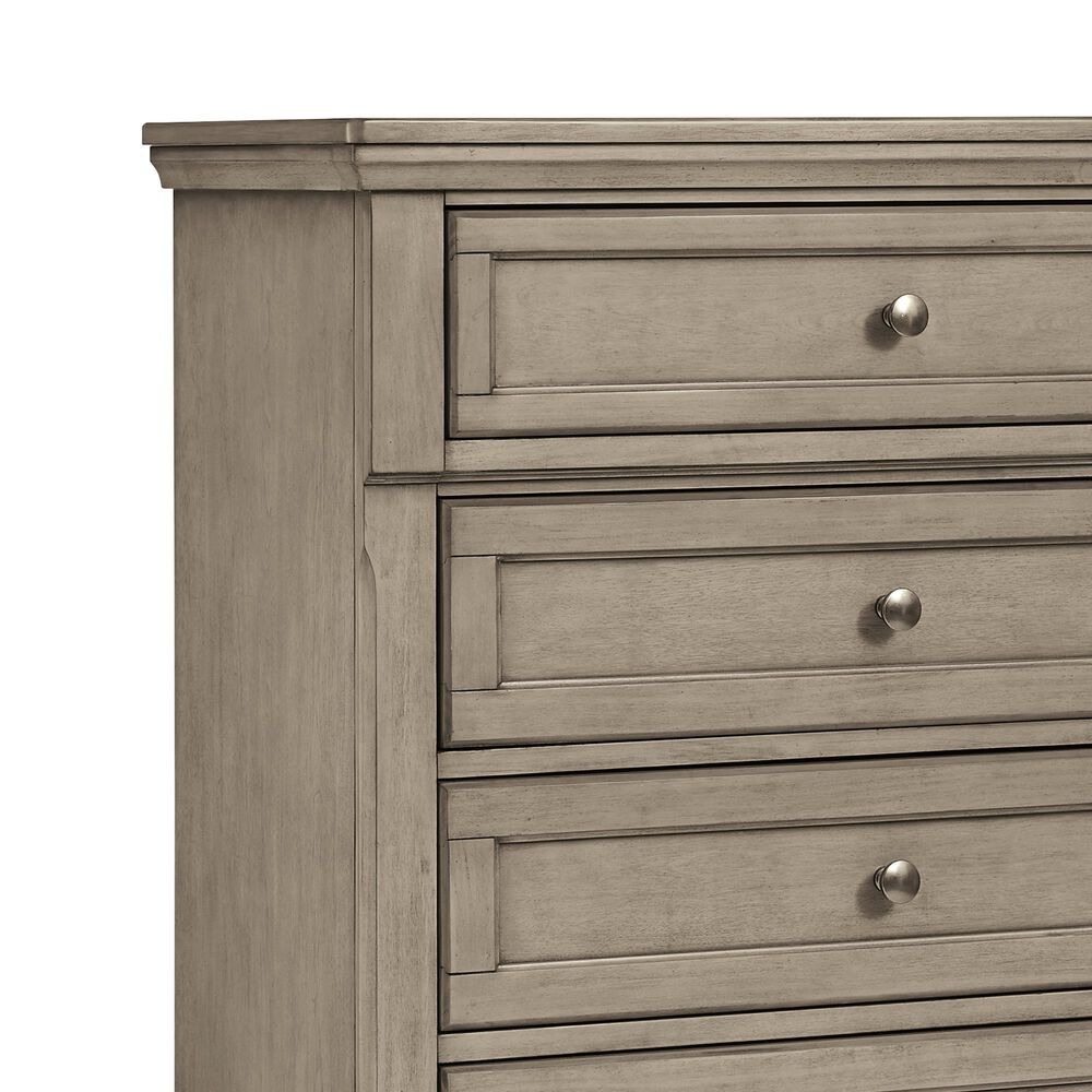 Signature Design by Ashley Lettner Youth 5 Drawer Chest in Light Gray, , large