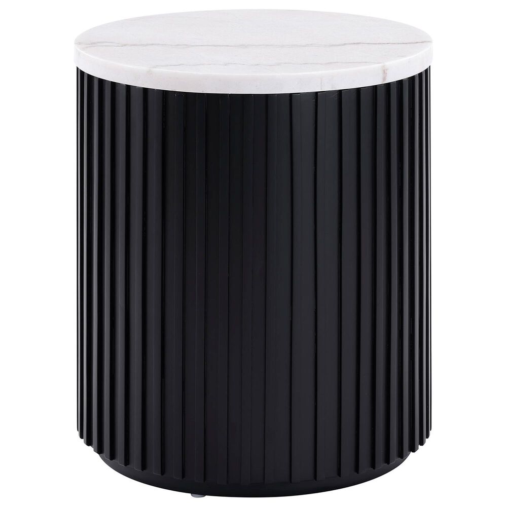 Crystal City Colvin End Table in Black and White, , large