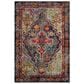 Safavieh Monaco MNC247R-5 5"1" x 7"7" Grey/Fuchsia Area Rug, , large