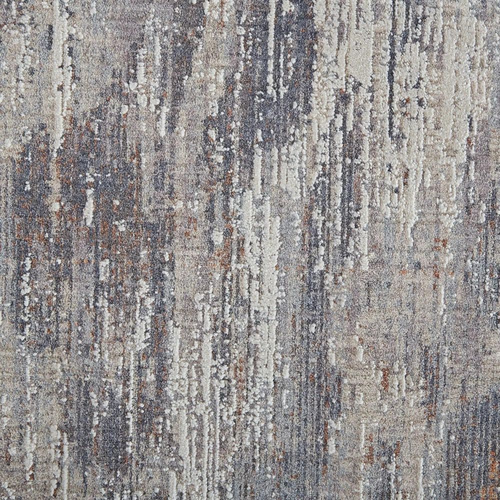 Feizy 39FYF Lennon Gray / Multi 1&#39;8&quot; x 2&#39;10&quot; Area Rug, , large