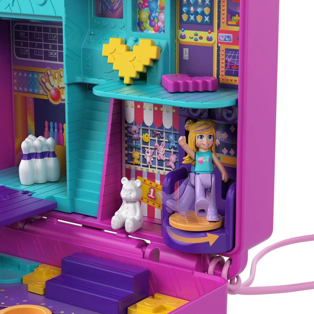 Polly Pocket Race and Rock Arcade Playset, , large