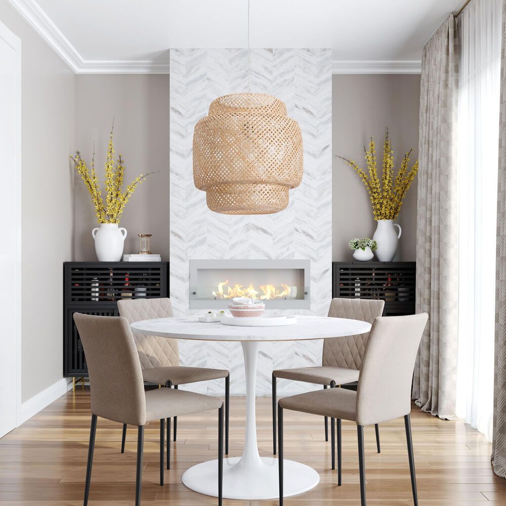 Zuo Modern Finch Ceiling Lamp in Natural, , large