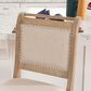 Linon Home Decor Emmy 26" Counter Stool with Natural Cushion in Grey Wash, , large
