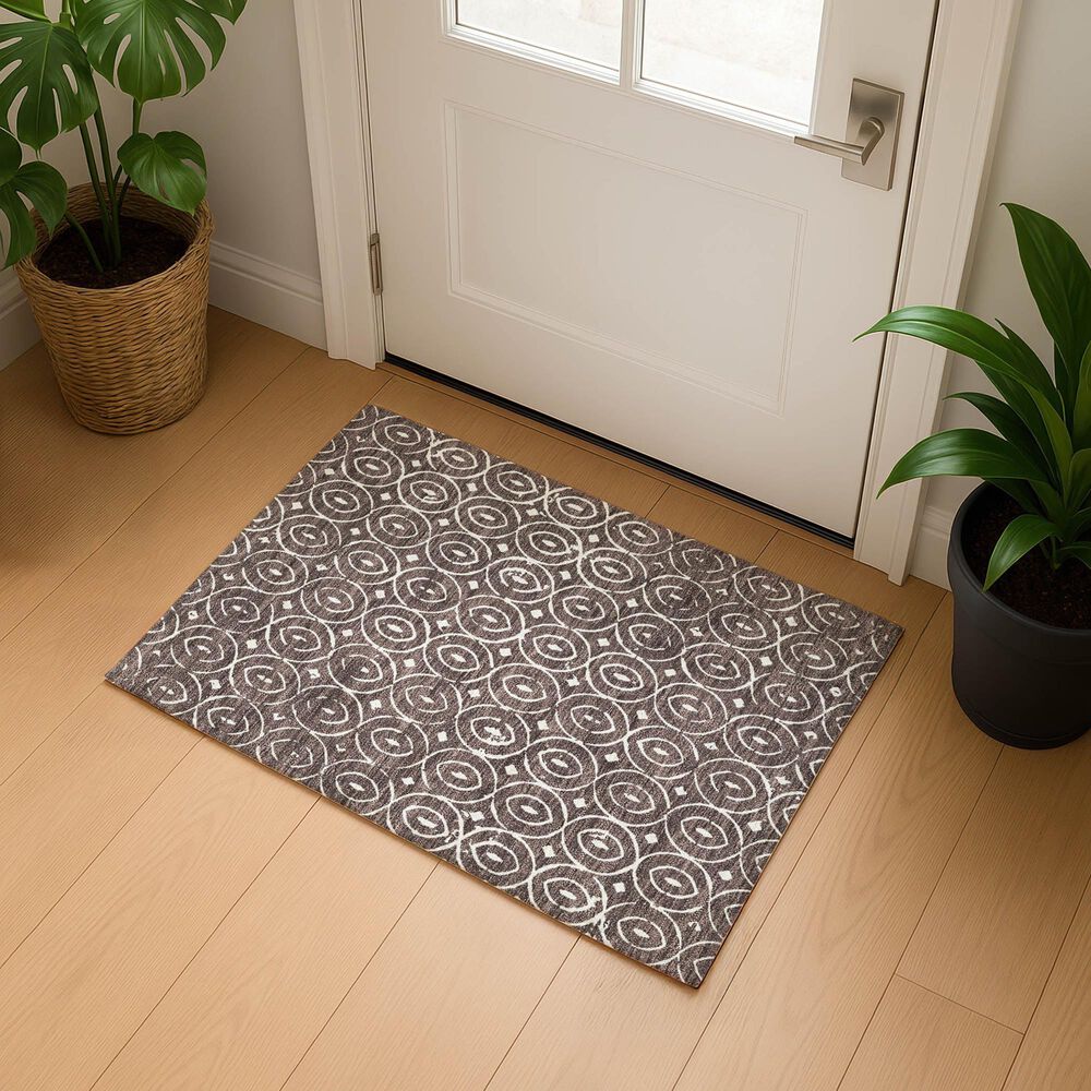 Dalyn Rug Company The Reserve TR12 Brown 2&#39;6&quot; x 3&#39;10&quot; Indoor/Outdoor Area Rug, , large