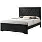 Crown Mark Amalia 4-Piece Full Bedroom Set in Black, , large